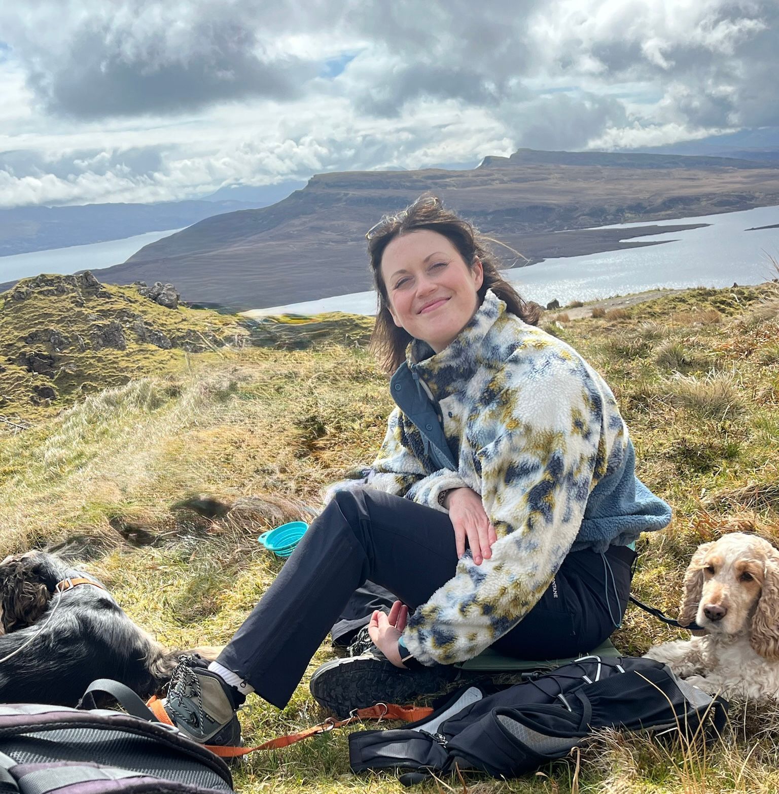 Melissa Freeman walking dogs